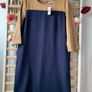 dress Bnwt gap formal workwear dress navy & tan 3/4 sleeves size 12 lined Image 4