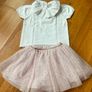 Mamas & Papas Girls TShirt & Tutu Skirt Set Image 2