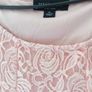 Peach Dress lacy overlay wedding communion Image 3