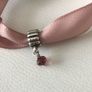 Pandora Charm Purple Stone Dangle Image 4