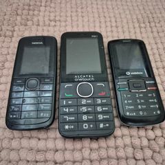 Old Mobile Phones X 3