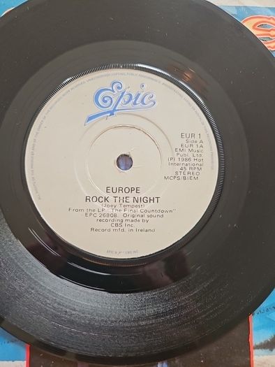 Europe 7" (Irish) - Rock The Night