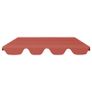 Replacement Canopy for Garden Swing Terracotta 188/168x110/145cm Image 3