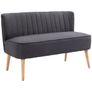 2-Seater Sofa,Dark Grey Image 2
