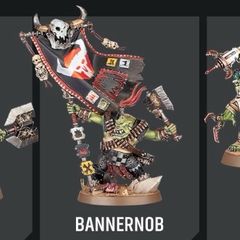 Warhammer 40K Ork command centre (Bigboss, Bannernob and Painboy)