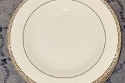 4 x Royal Doulton Platinum Silver and White Bowls