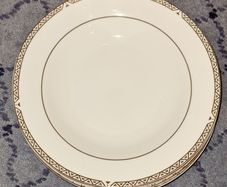 4 x Royal Doulton Platinum Silver and White Bowls
