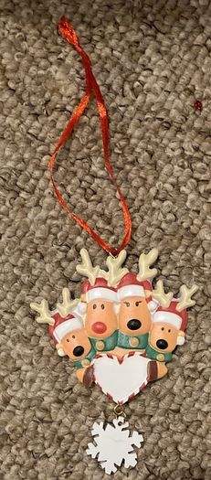 personalised christmas ornament