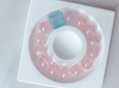 Rose quartz Crystal bracelet