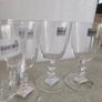 Set of 4  Bohemia Bubble Stem Glasses, Made in EU Stemware, Water Wine Stem Glasses, Crystal Goblets, Original Stickers Image 3
