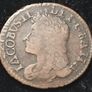 #677 - Ireland - 1689 - 6 Pence - Gun Money Image 2