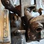 Vintage Mercury Outboard Motor 6hp and Mercury Fuel Tank Image 7