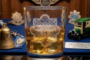 GARDA Siochana Laser Engraved Whiskey Glass