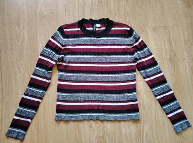 Stripy H&M Top  Size 10-12