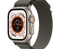 Apple Watch Ultra Cellular 49mm Natural Titanium with Alpine Loop Green - Grade A with Box and Accessories