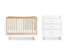 Snuzkot Scandi Cot, Mattress and Changing Table / Drawers