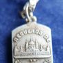Vintage Catholic Pendant on Sterling Silver 925 Necklace length 20" - 4,6g Image 5