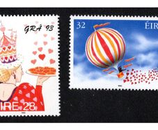 1993 Ireland Love Commemorative Stamps Mint Never Hinged (MNH)
