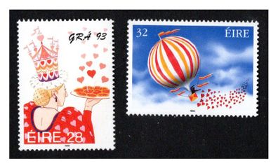1993 Ireland Love Commemorative Stamps Mint Never Hinged (MNH)