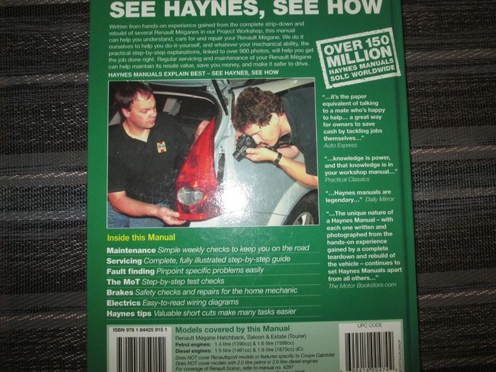 Renault Megane Haynes Manual