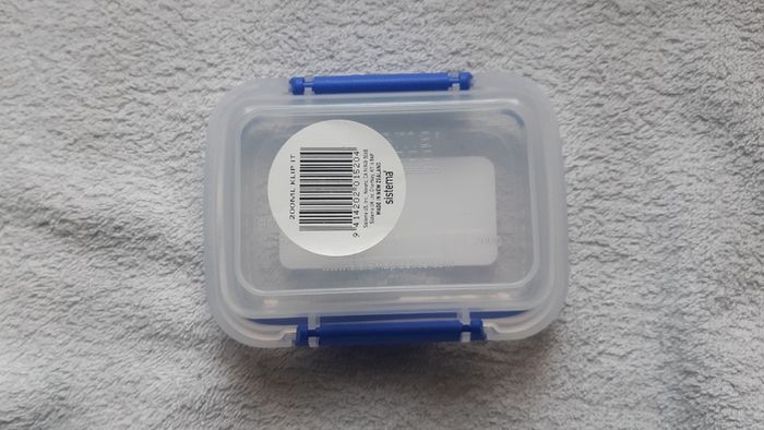 Sistema Rectangular Klip It Food Storage Box 200Ml Blue Lunchbox Home Office School College