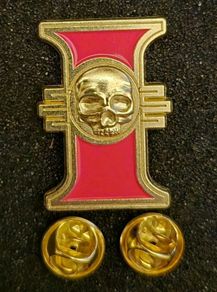 WARHAMMER 40K,  Imperial inquisition, pin back badge.