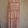 An an Londree silk ruffle maxi dress Image 4