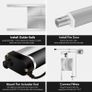 BRAND NEW EU Stock 110V-220V Automatic Chicken Coop Door Opener Kit with Infrared Sensor,Rainproof Outdoor Timer Controller Actuator Motor Image 9