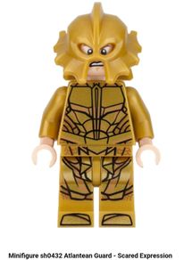 Lego Super Heroes sh0432 Atlantean Guard - Scared Expression