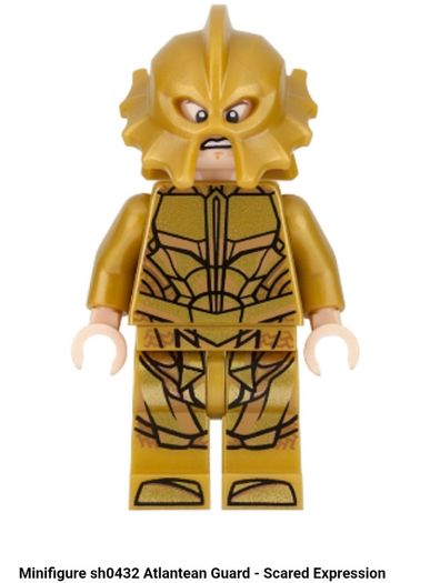 Lego Super Heroes sh0432 Atlantean Guard - Scared Expression