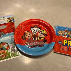 Paw Patrol party supply left over