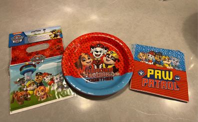 Paw Patrol party supply left over