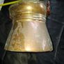 Antique Copper Cauldron featuring a Forged Bail Handle, Postage Available, Image 3