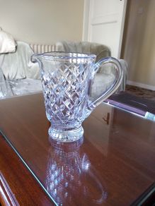 Waterford Crystal Large Alana Footed Pitcher 17.5 cm H