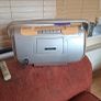 Sony CFD-E100 portable CD radio cassette recorder boombox with remote what you hardly ever see this is working perfect CD player cassette radio Image 5
