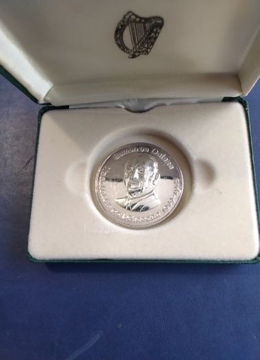 Eire   President De Valera Silver  Proof Coin