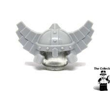 LEGO Castle Knights Dwarf Miner Minifigure Helmet Prototype Flat Gray Unreleased Colour Very Rare And Hard To Find Set 61848