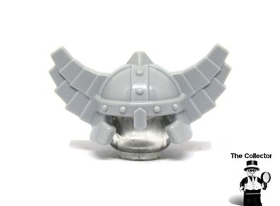 LEGO Castle Knights Dwarf Miner Minifigure Helmet Prototype Flat Gray Unreleased Colour Very Rare And Hard To Find Set 61848