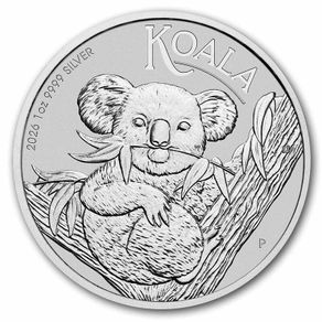 2026 Australia 1 Dollar Australian Koala 1 Oz Silver Bullion Coin BU ( In Capsule)