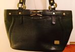Beautiful dark green/ olive green leather purse