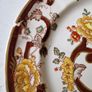 Vintage Masons Brown Velvet Plate Image 5