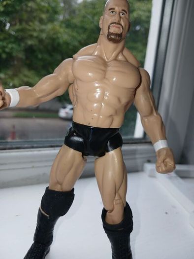 Westlers The Rock, Stone Cold and Big Show
