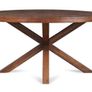 Round Dining Table with Starburst Legs, Ex Display Like New Image 6