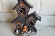 8.5" Halloween Light-Up Haunted House