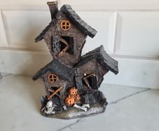8.5" Halloween Light-Up Haunted House