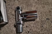 2 x valves for Radiators or heated towel rails - Chrome