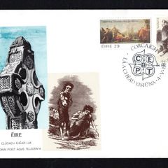 1982 Ireland Europa Historical Events Commemorative Stamps First Day Cover (FDC) with Corcaigh (Cork) cancel