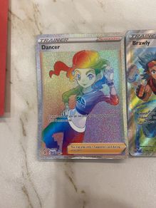 GXs. EXs. Rare supporter cards. Rainbow cards. Fusion rapid and single strike. Pokemon full face cards