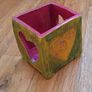 Handmade Ceramic Candle Holder - Heart Glow Design Image 3