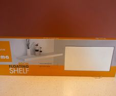 White Floating Shelf (brand new)